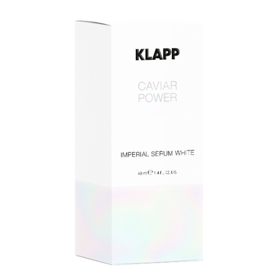 KLAPP Caviar Power Imperial Serum White – Serum mit Kaviar & Peptiden, 50ml, Umkarton