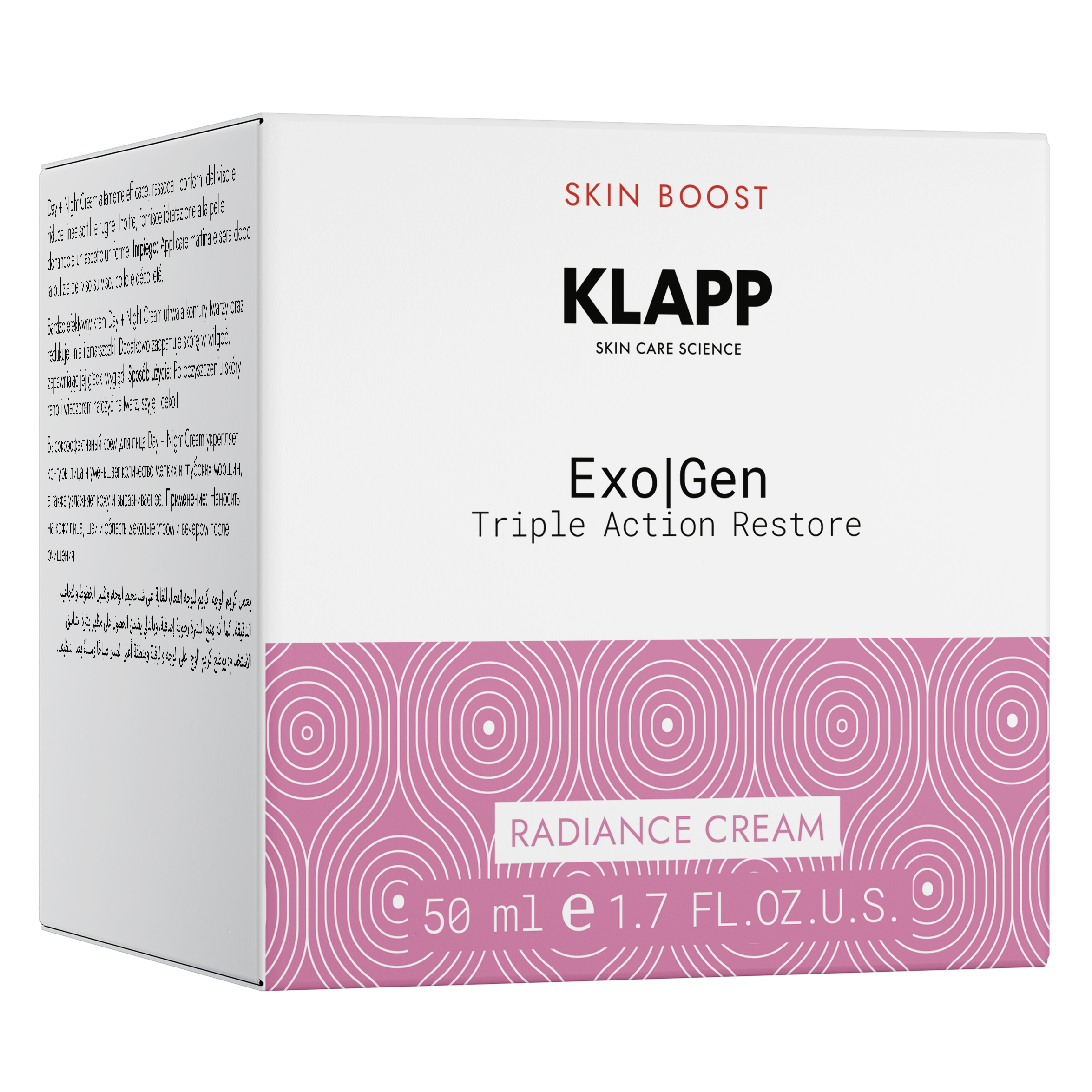 KLAPP Exo|Gen Triple Action Restore Radiance Cream – für mehr Glow, 50ml, Umkarton