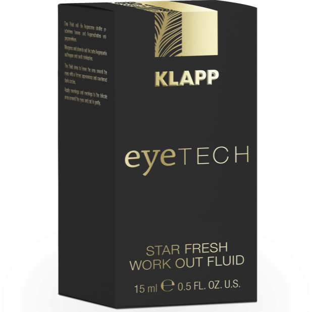 KLAPP eyeTECH Star Fresh Work Out Fluid – Belebende Augenpflege, 15ml, Umkarton