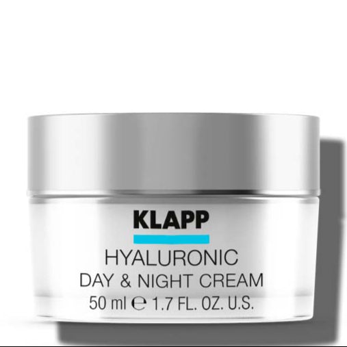KLAPP HYALURONIC Day & Night Cream  – 24h-Pflege mit Hyaluron, 50ml, Tiegel