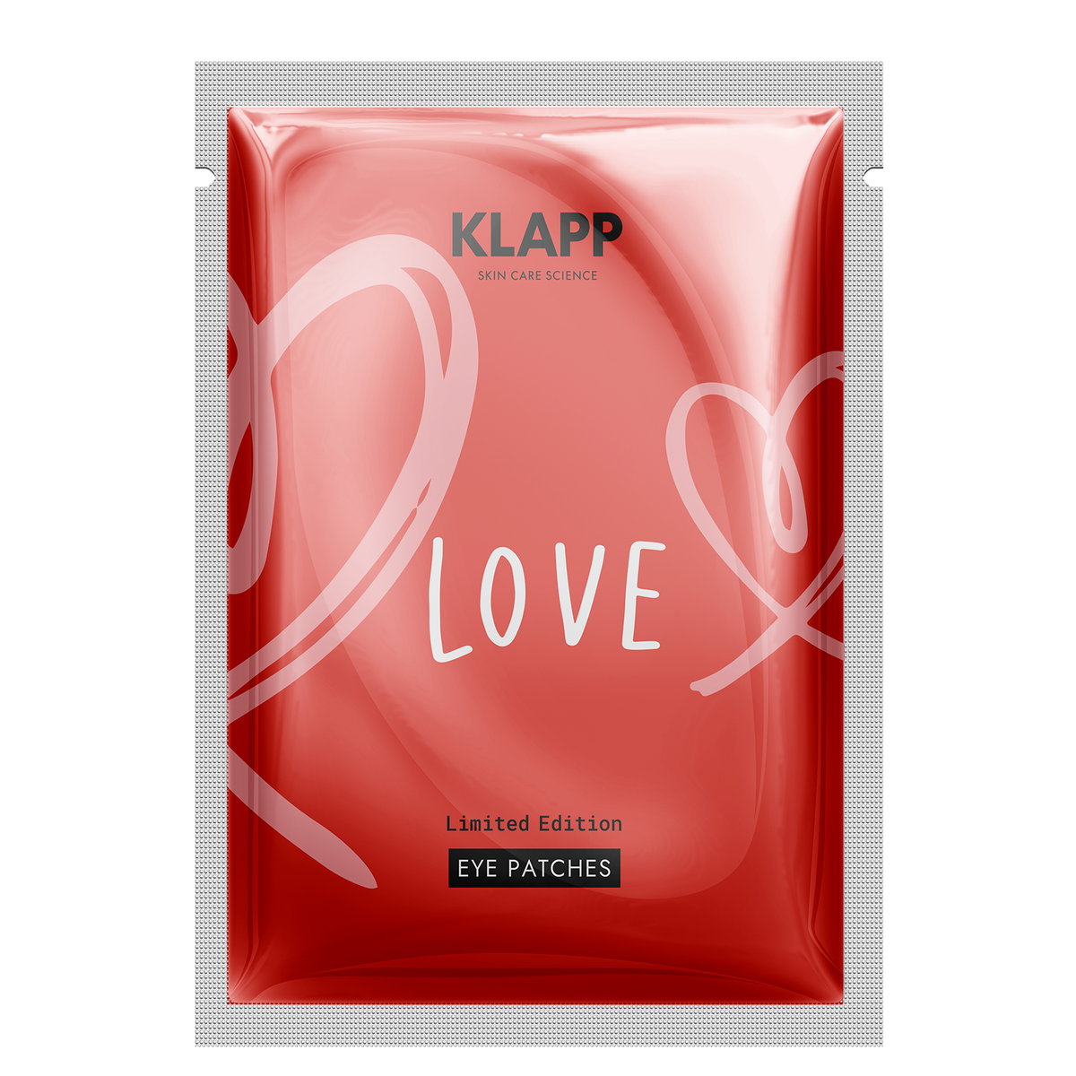 KLAPP Hydrogel Eye Patches (dark design) - limited edition – intensive Augenpflege, 2Stück, Sachet