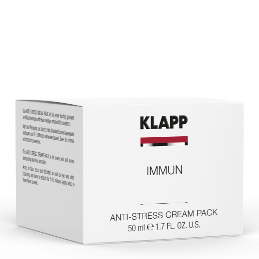 KLAPP Immun Anti-Stress Cream Pack – Creme-Maske gegen Stresszeichen, 50ml, Umkarton