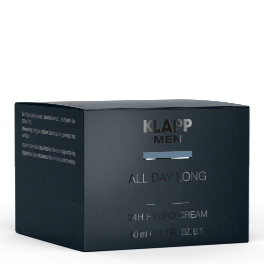 KLAPP Men All Day Long - 24h Hydro Cream – 24h-Feuchtigkeitspflege , 50ml, Umkarton