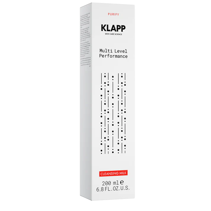 KLAPP Multi Level Performance Cleansing Milk – sanfte Pflege, 200ml, Umkarton