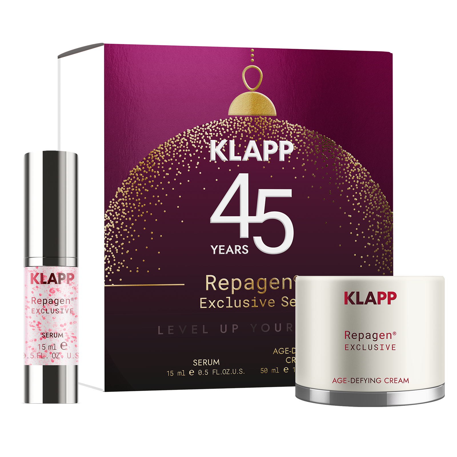 KLAPP Repagen® Exclusive Set – Christmas Collection, 1Stk, Einzelprodukte und Geschenkkarton