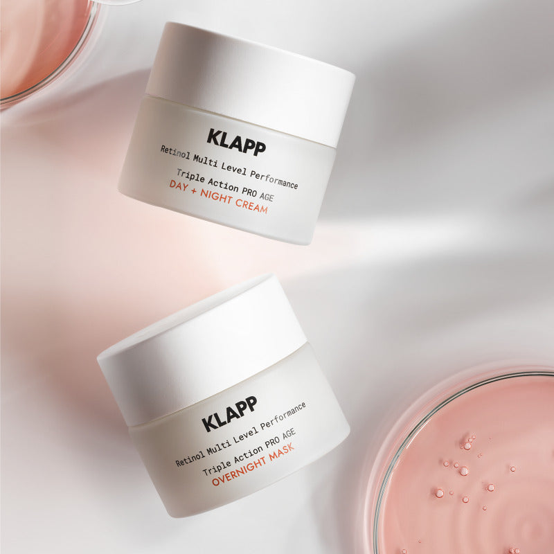 KLAPP RESIST AGING Retinol Triple Action PRO AGE Overnight Mask , 2Stk, Overnight Mask und Day & Night Cream