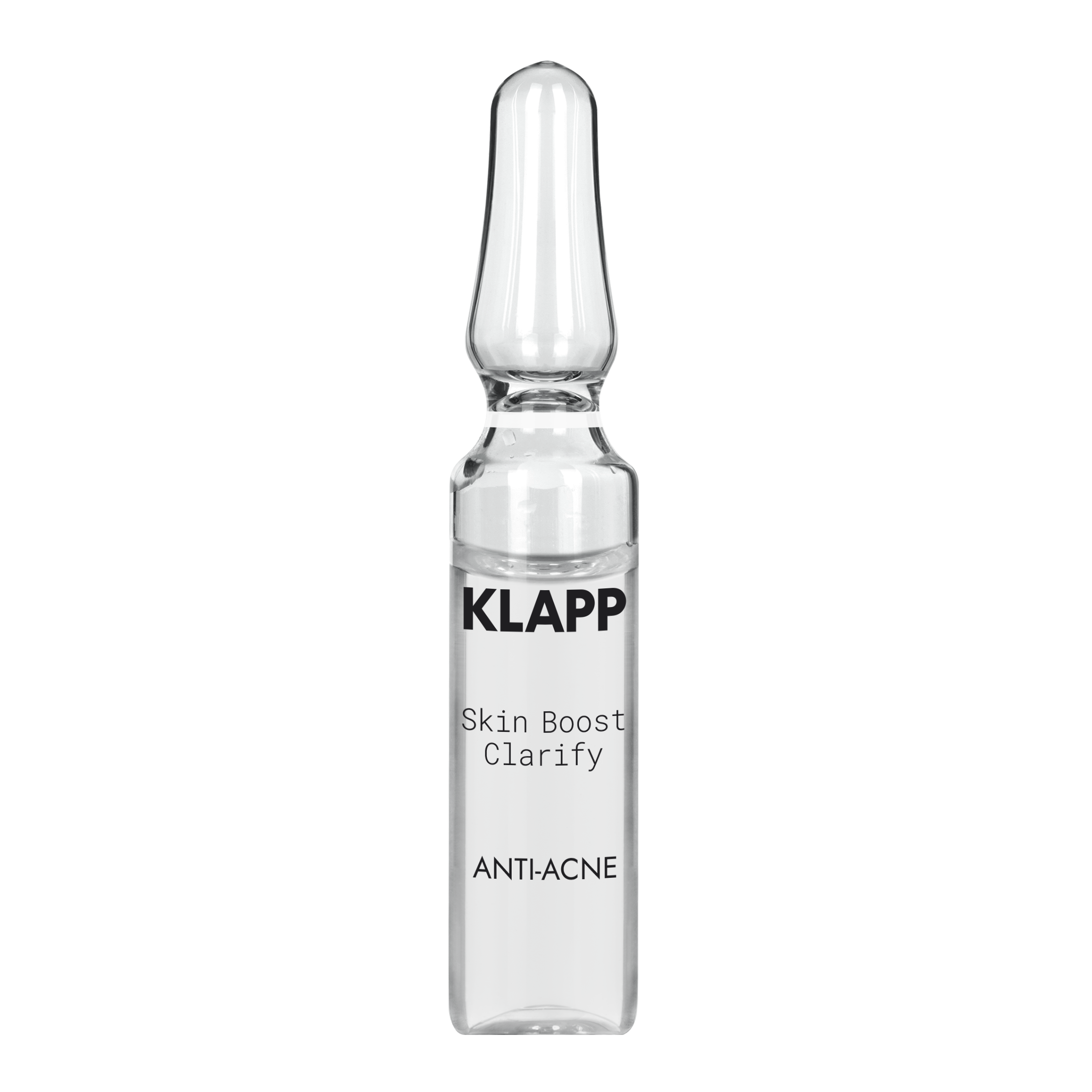 KLAPP Skin Boost Clarify Anti-Acne Ampoules – für unreine Haut, 5x2ml, Einzelampulle