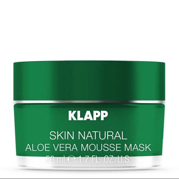 KLAPP Skin Natural Aloe Vera Mousse Mask, 50ml, Tiegel