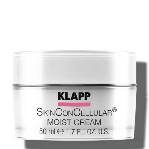 KLAPP SkinConCellular Moist Cream – Leichte Feuchtigkeitspflege für Misch- & ölige Haut, 50ml, Tiegel