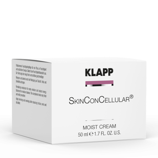 KLAPP SkinConCellular Moist Cream – Leichte Feuchtigkeitspflege für Misch- & ölige Haut, 50ml, Umkarton