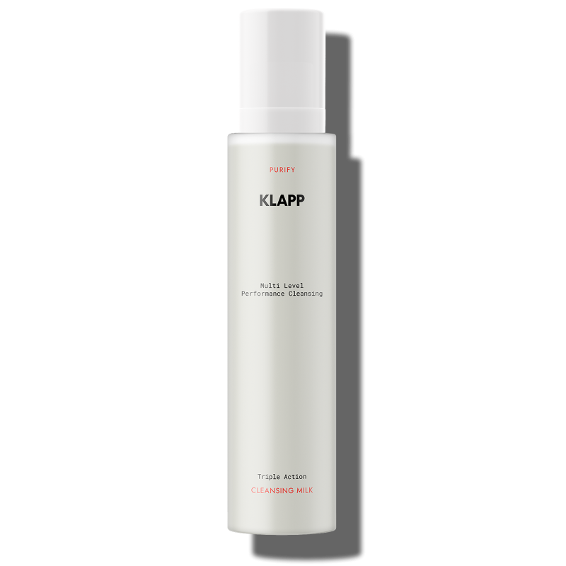 KLAPP Triple Action Cleansing Milk – Reinigungsmilch für trockene Haut, 200ml
