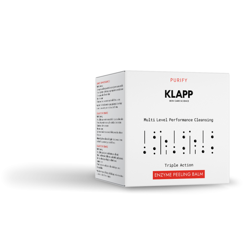 KLAPP Triple Action Enzym Peeling Balm – Sanftes Enzym-Peeling, 50ml, Umkarton