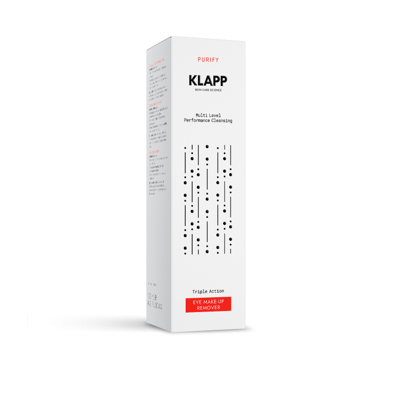 KLAPP Triple Action Eye Make-Up Remover – 2-Phasen Augen-Make-up-Entferner, 125ml, Umkarton