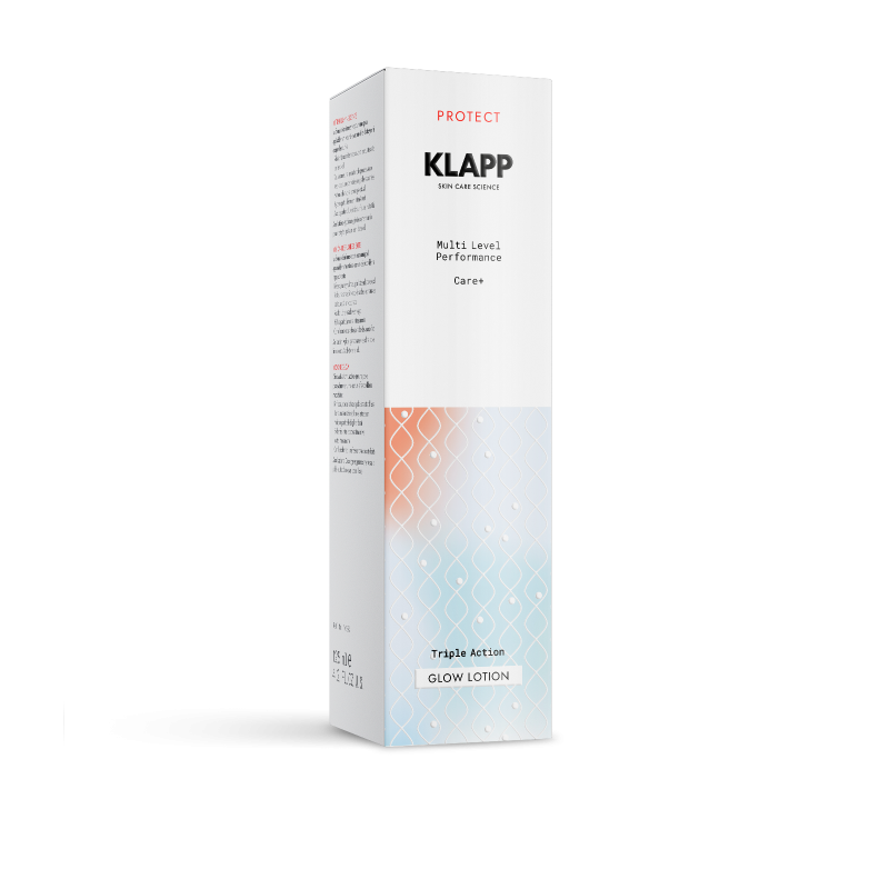 KLAPP Triple Action Glow Lotion – Pflegende Körperlotion, 100ml, Umkarton