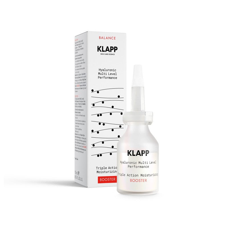 KLAPP Triple Action Moisturizing Booster, 15ml, Flasche und Umkarton