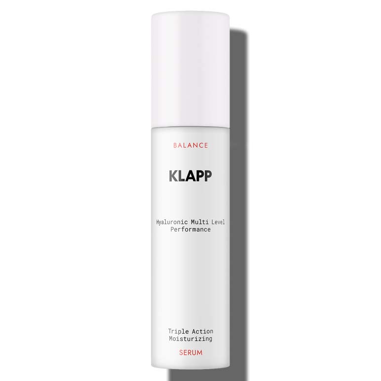 KLAPP Triple Action Moisturizing Serum – Hyaluronserum für alle Hauttypen, 50ml, Pumpspender