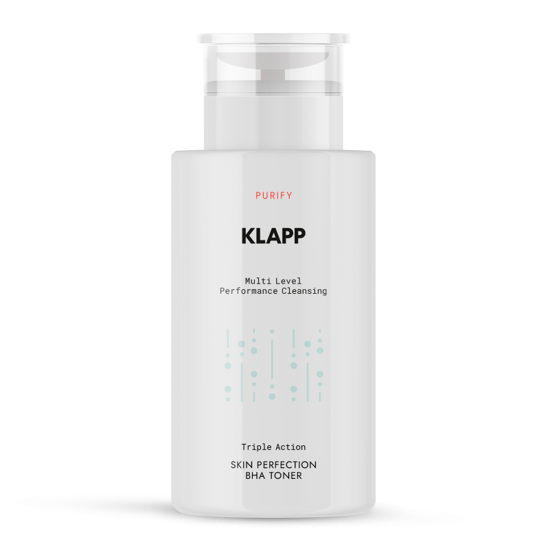 KLAPP Triple Action Skin Perfection BHA Toner – Klärender Toner, 200ml, Pumpspender
