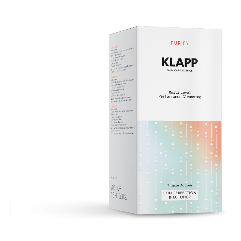 KLAPP Triple Action Skin Perfection BHA Toner – Klärender Toner, 200ml, Umkarton