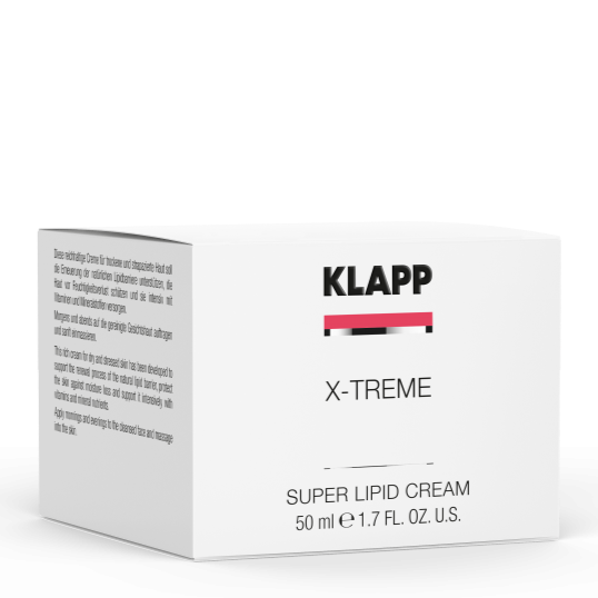 KLAPP X-Treme Super Lipid Cream – reichhaltige Pflege für trockene Haut, 50ml, Umkarton
