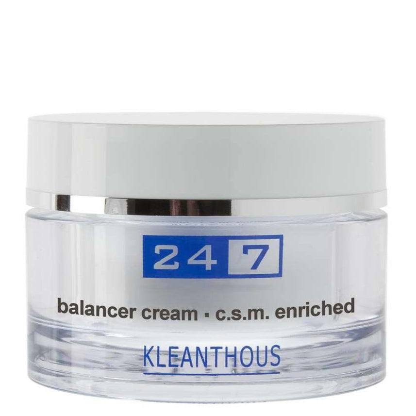 KLEANTHOUS 24/7 balancer cream  – beruhigende Pflege bei unreiner Haut, Rosacea und Spätakne, 50ml, Tiegel