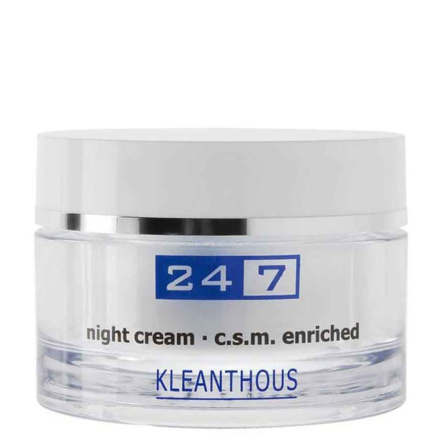KLEANTHOUS 24/7 night cream – Regenerierende Nachtpflege, 50ml, Tiegel
