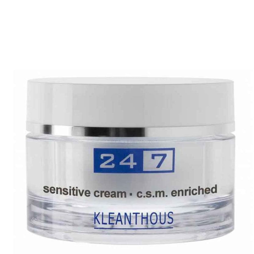 KLEANTHOUS 24/7 sensitive cream  – beruhigende Pflege bei sensibler Haut, 50ml, Tiegel