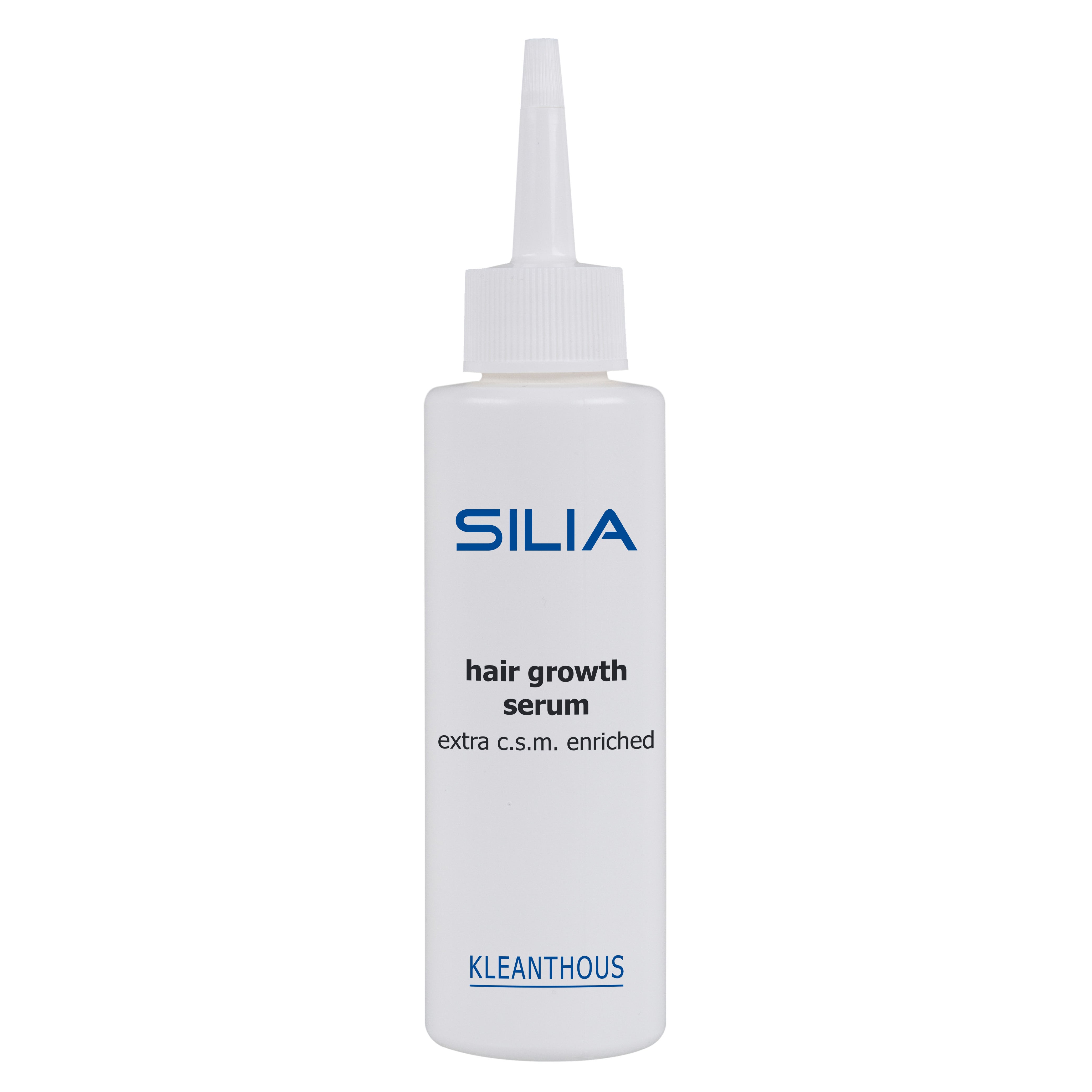 KLEANTHOUS SILIA hair growth serum – Haarserum bei Haarausfall, 125ml, Flasche mit Dosierspitze