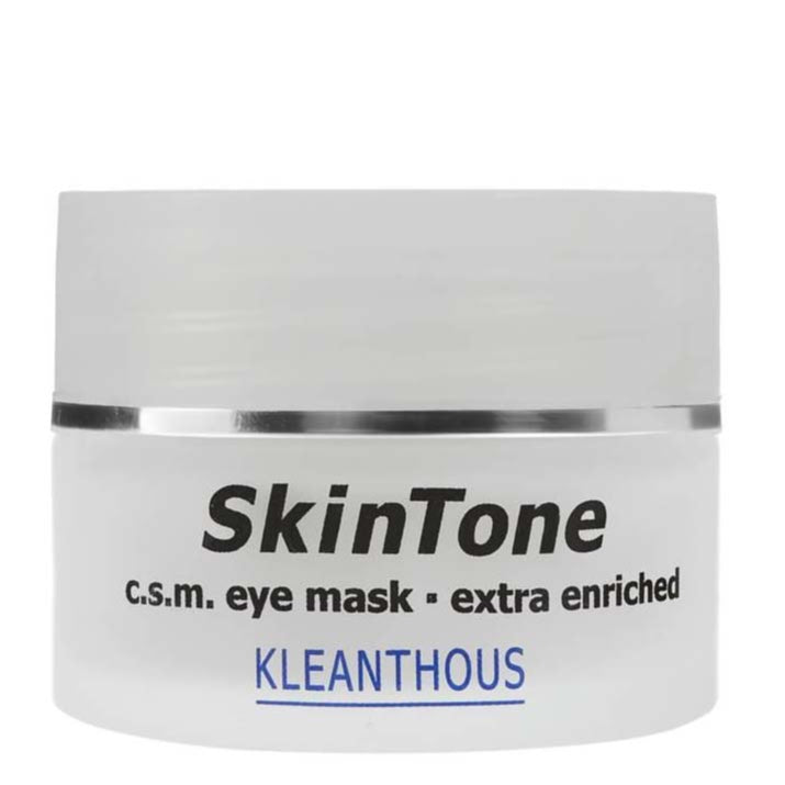 KLEANTHOUS SkinTone c.s.m. eye mask – Crememaske für Augen und Lippen, 30ml, Tiegel