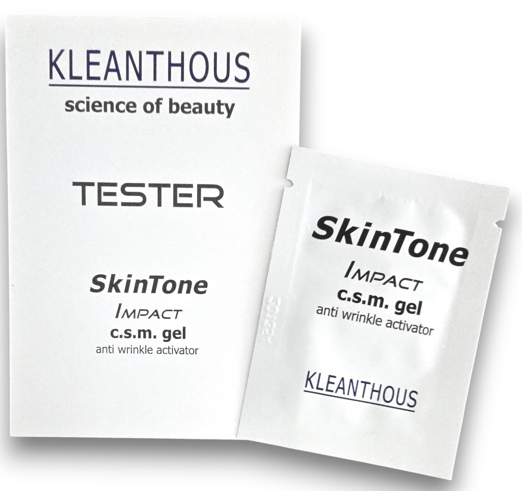KLEANTHOUS SkinTone IMPACT c.s.m. gel – Anti-Falten-Konzentrat, 1,5ml, Sachet