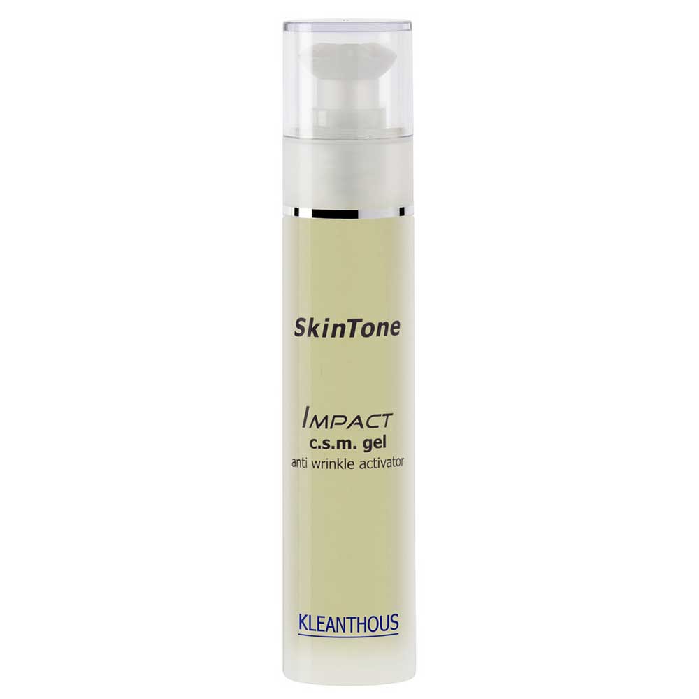 KLEANTHOUS SkinTone IMPACT c.s.m. gel - anti wrinkle activator – Wirkstoffgel zur gezielten Reduktion mimischer Falten, 50ml, Pumpspender