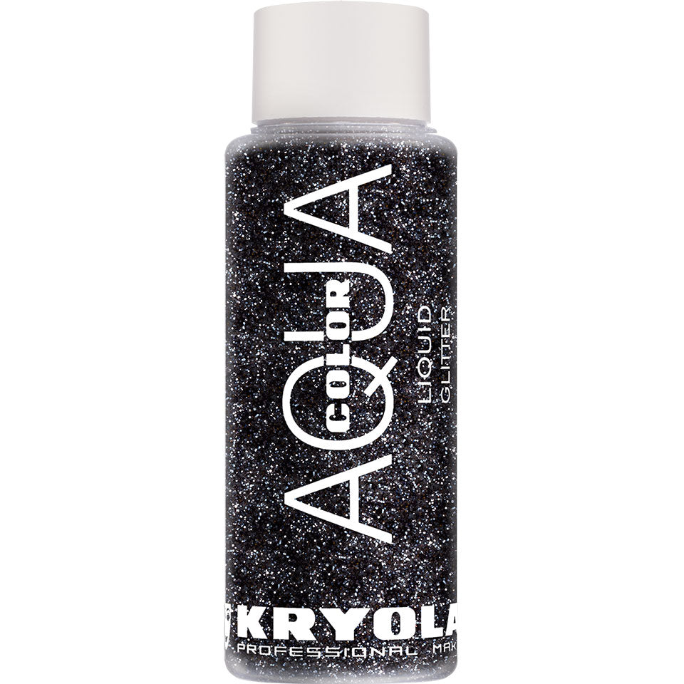 KRYOLAN Aquacolor Liquid Glitter lavender – flüssiger Glitter für Gesicht & Körper, 30ml, Flasche