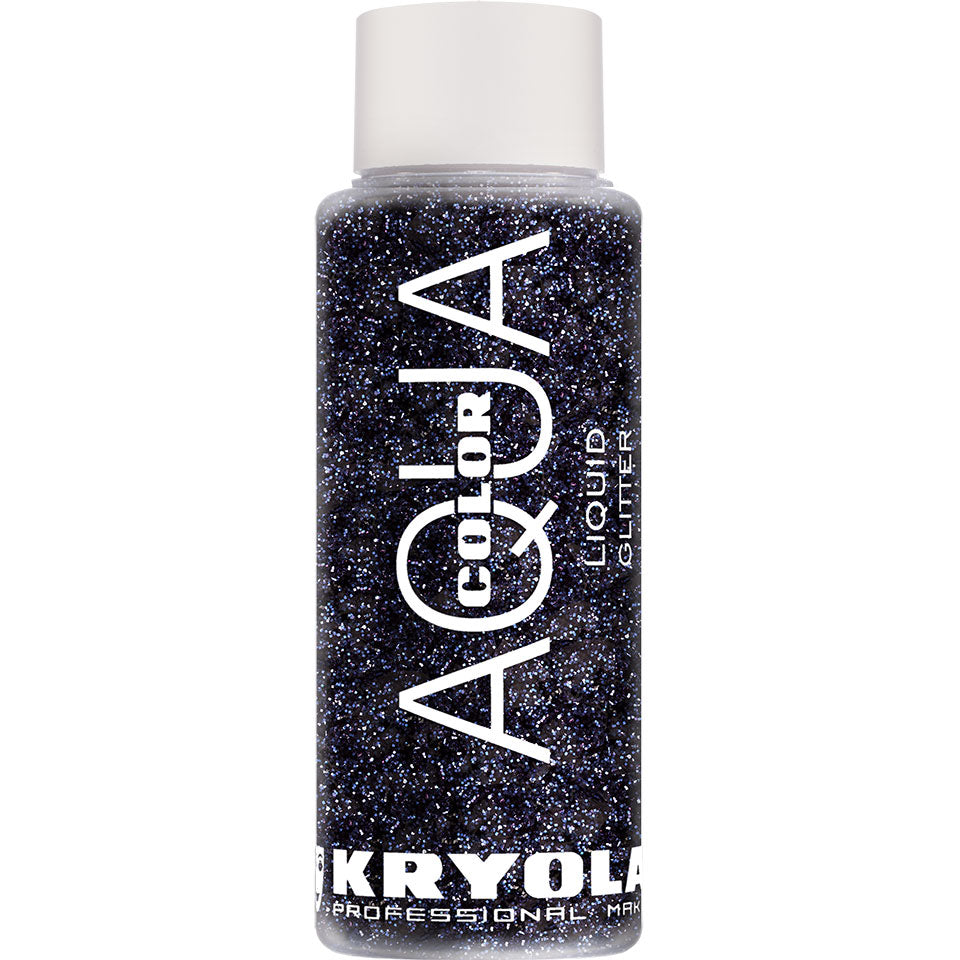 KRYOLAN Aquacolor Liquid Glitter lilac – flüssiger Glitter für Gesicht & Körper, 30ml, Flasche