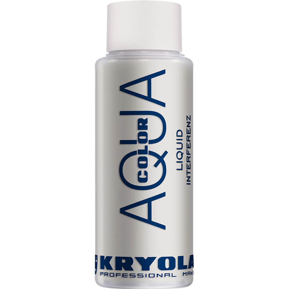 KRYOLAN Aquacolor Liquid Interferenz 070G – flüssiges Perlglanz-Make-up, 30ml, Flasche