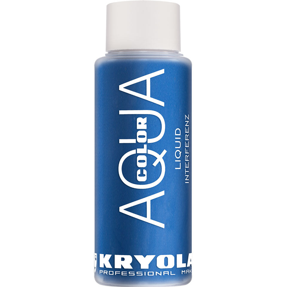 KRYOLAN Aquacolor Liquid Interferenz 510G – flüssiges Perlglanz-Make-up, 30ml, Flasche