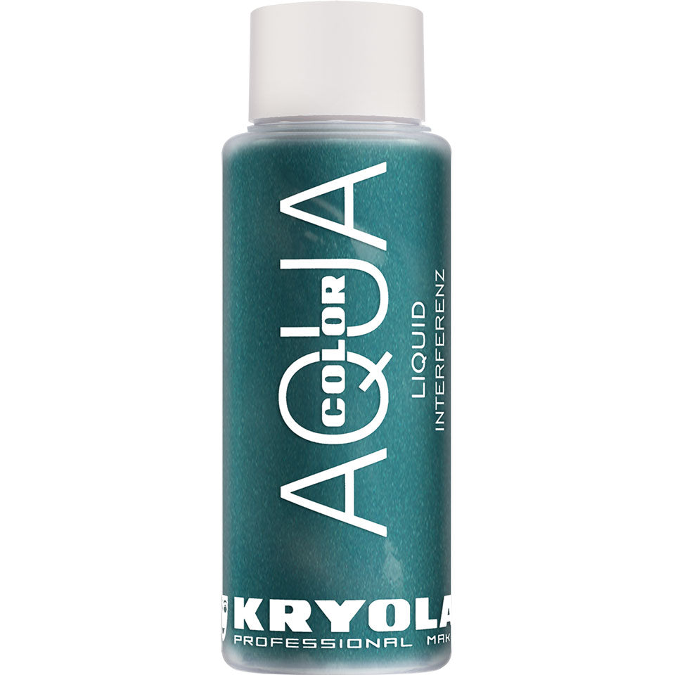 KRYOLAN Aquacolor Liquid Interferenz BG – flüssiges Perlglanz-Make-up, 30ml, Flasche