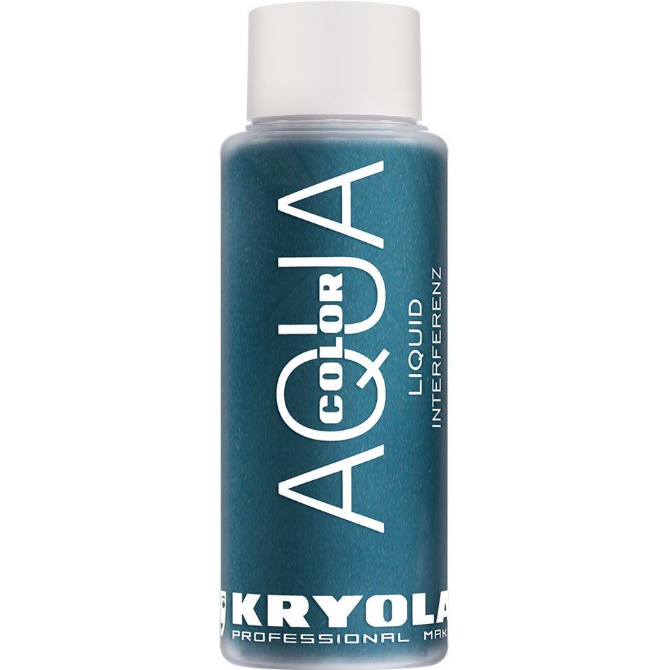 KRYOLAN Aquacolor Liquid Interferenz GB – flüssiges Perlglanz-Make-up, 30ml, Flasche