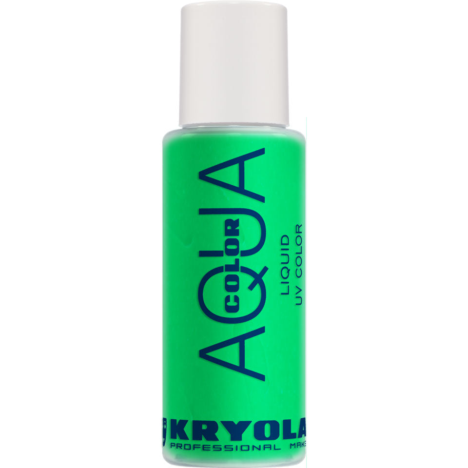 KRYOLAN Aquacolor Liquid UV Color green – Flüssige UV-Farbe, 150ml