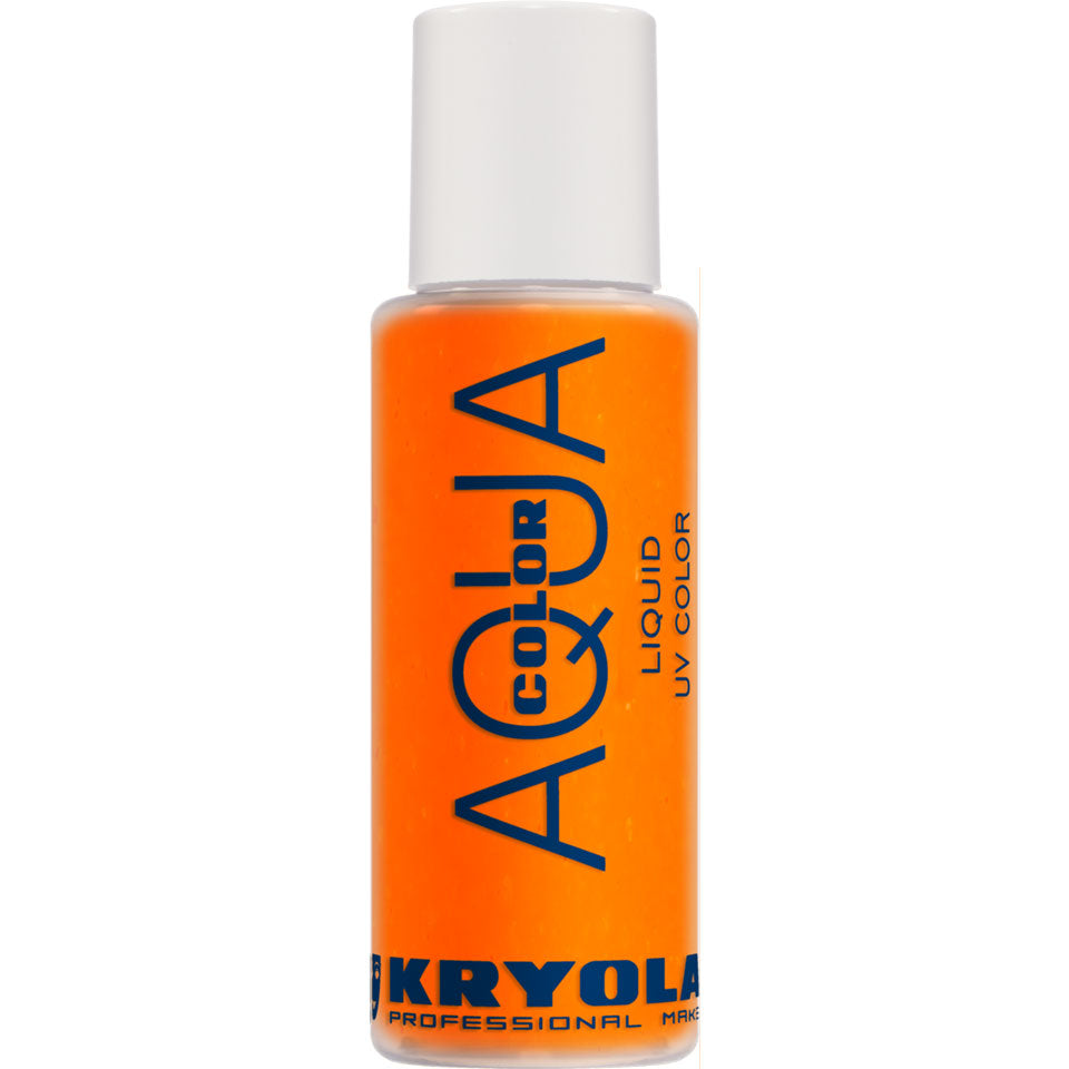 KRYOLAN Aquacolor Liquid UV Color orange – Flüssige UV-Farbe, 150ml