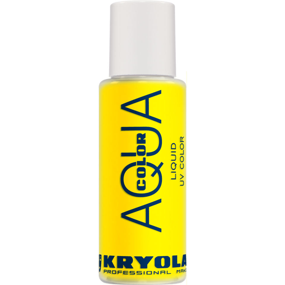 KRYOLAN Aquacolor Liquid UV Color yellow – Flüssige UV-Farbe, 150ml