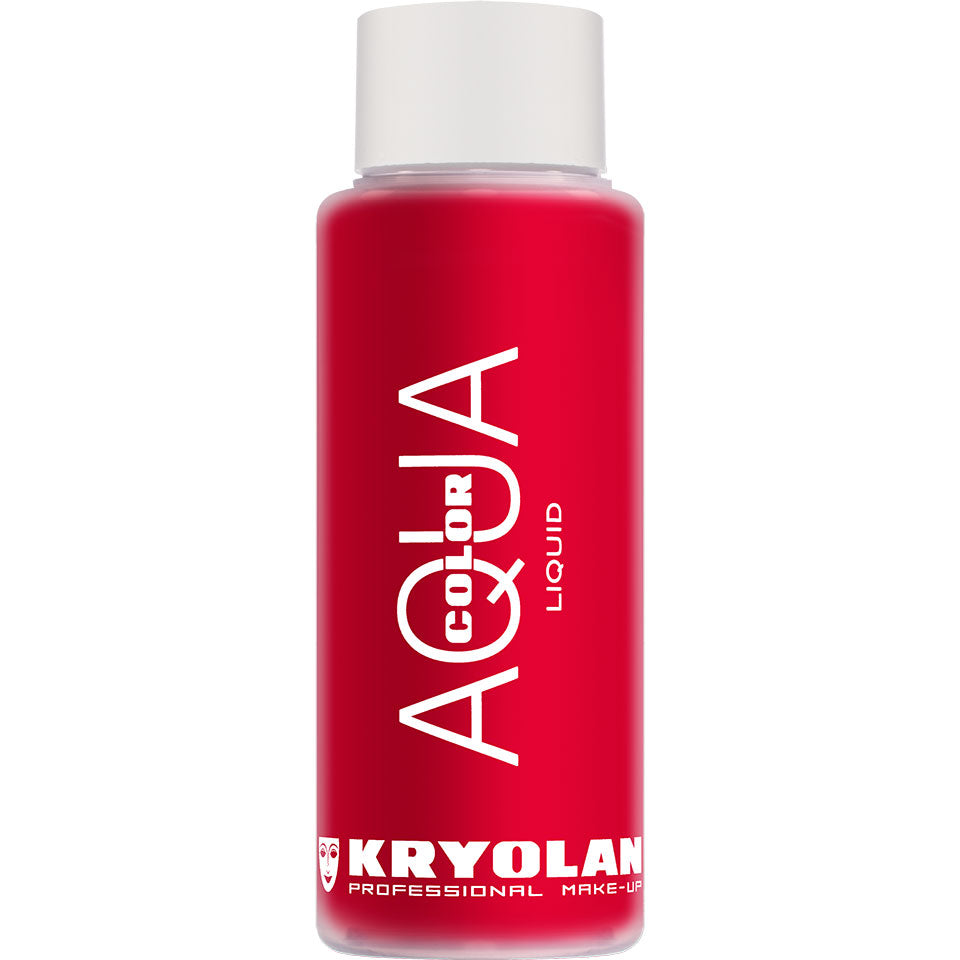KRYOLAN Aquacolor Liquid youth read – Farbintensive Fluidfarbe, 30ml, Flasche