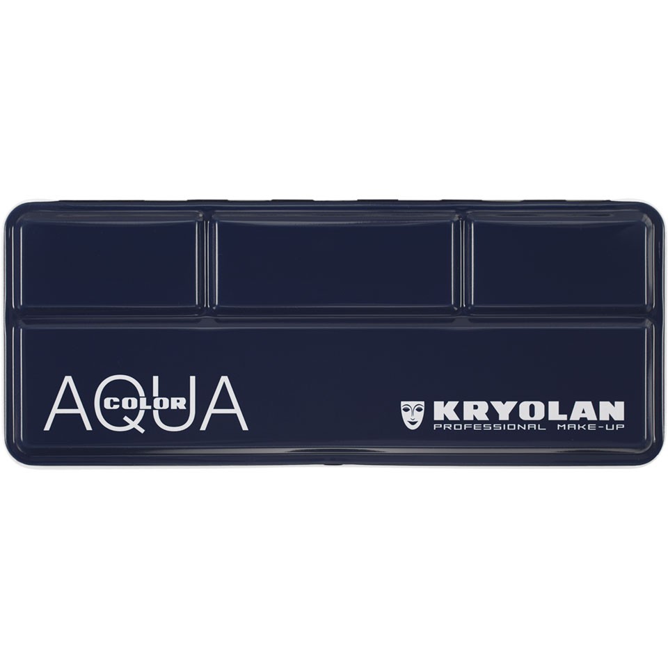 KRYOLAN Aquacolor Palette 12 Farben - SN – hochpigmentierte, fettfreie Farben für kreatives Face- & Bodypainting, 40g, geschlossen