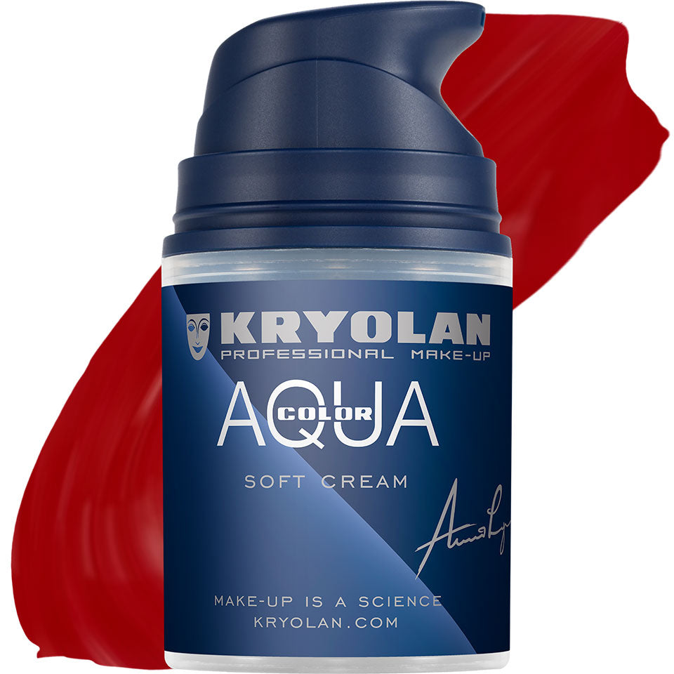 KRYOLAN Aquacolor Soft Cream 081 – Liquid Face & Bodypaint, 50ml, Pumpspender