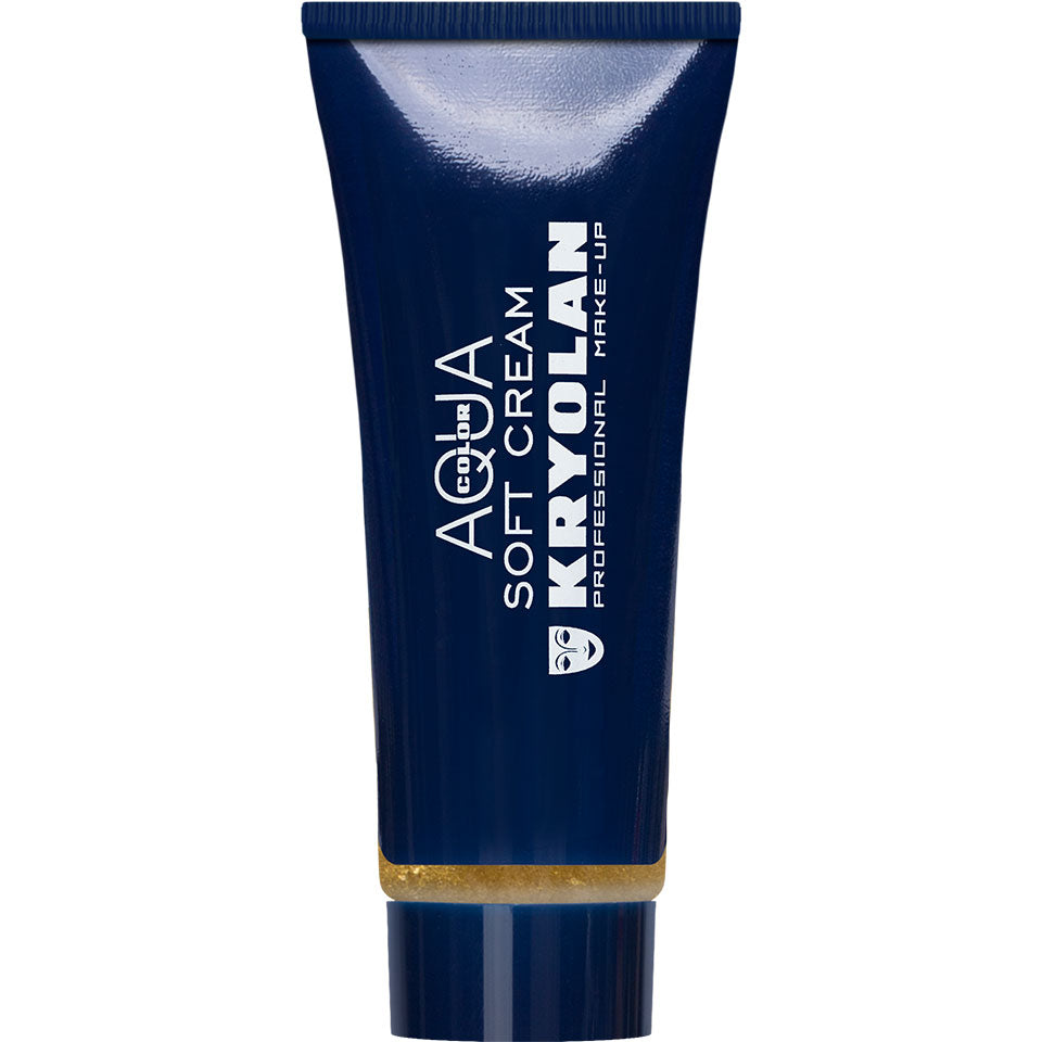 KRYOLAN Aquacolor Soft Cream gold – Liquid Face & Bodypaint, 25ml, Tube