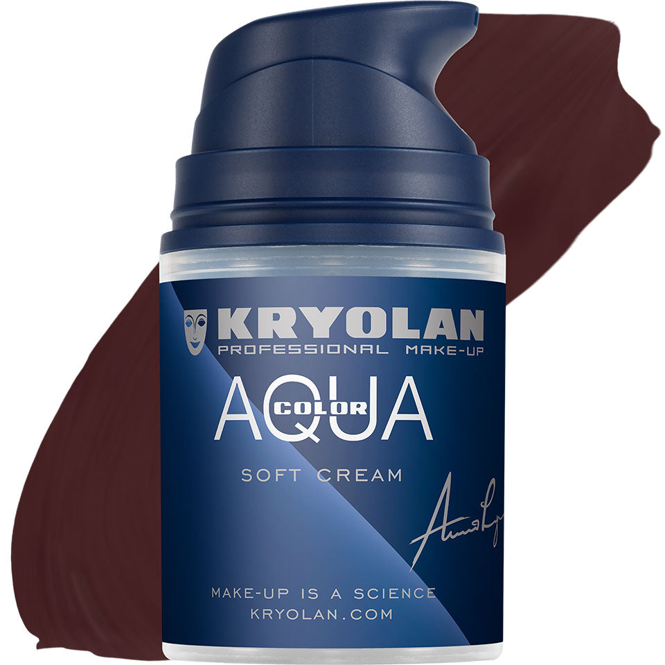 KRYOLAN Aquacolor Soft Cream lake altrot – Liquid Face & Bodypaint, 50ml, Pumpspender