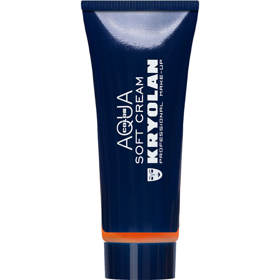 KRYOLAN Aquacolor Soft Cream mandarin – Liquid Face & Bodypaint, 25ml, Tube