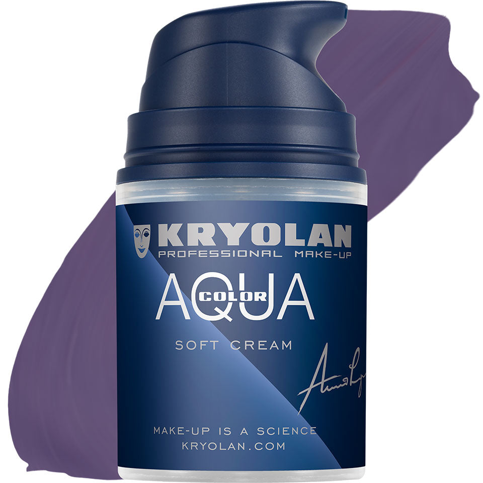 KRYOLAN Aquacolor Soft Cream R 27 – Liquid Face & Bodypaint, 50ml, Pumpspender