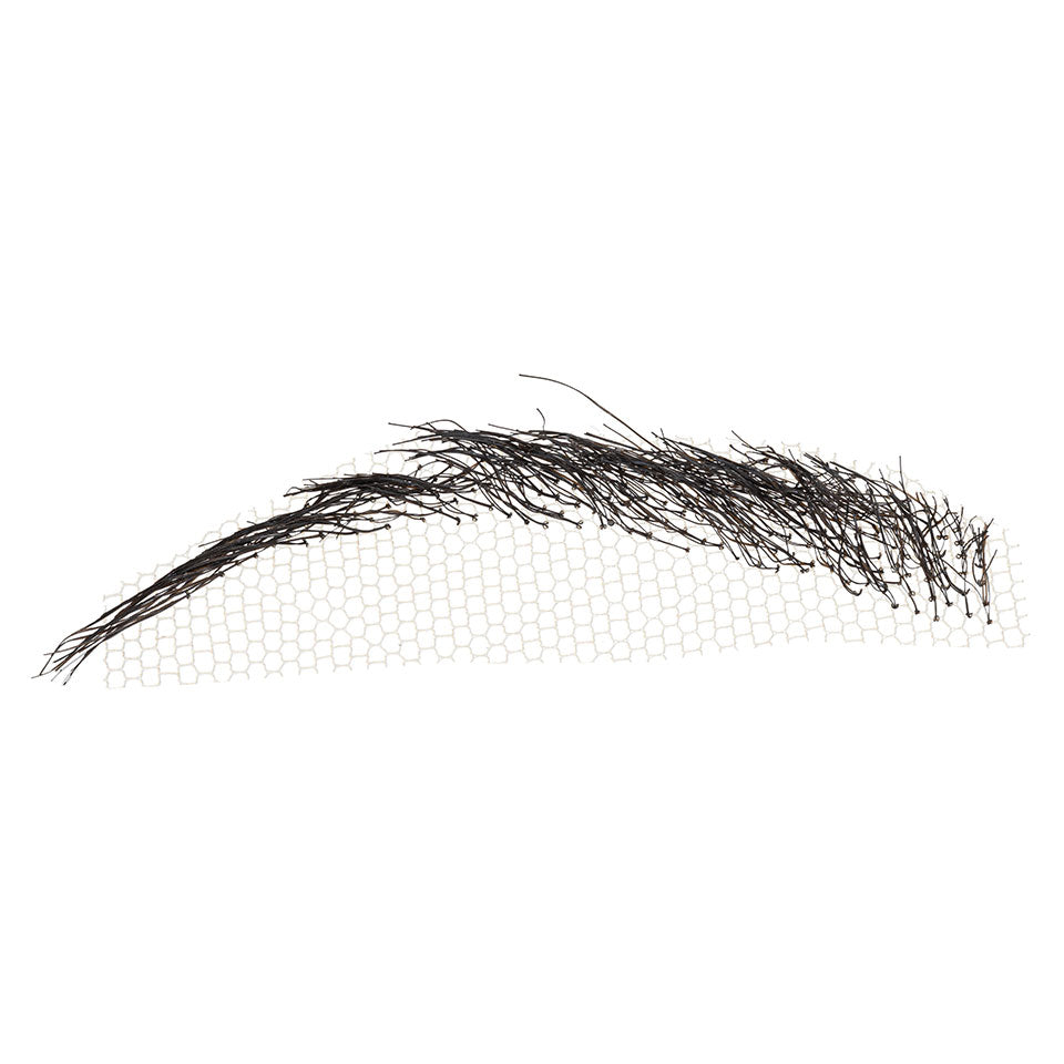 KRYOLAN Augenbrauen # 2 black – Handgeknüpfte Synthetik-Augenbrauen, 1Paar