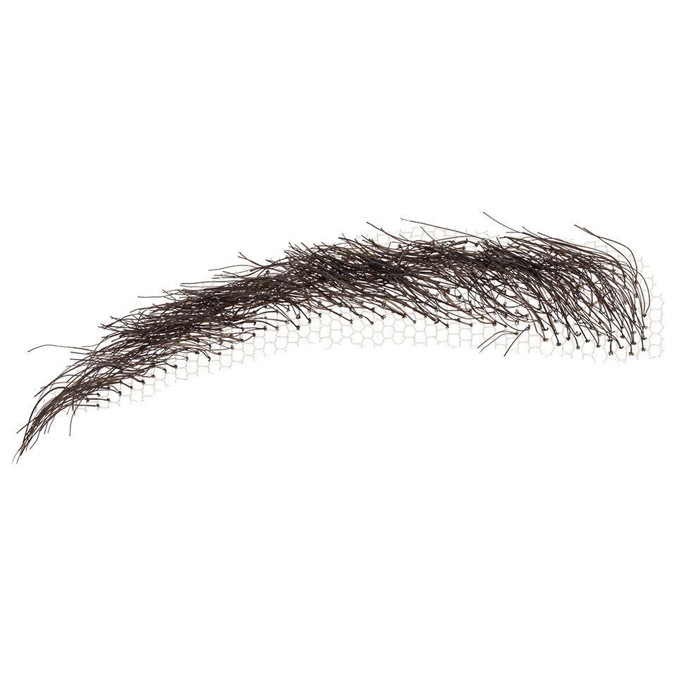 KRYOLAN Augenbrauen # 2 darkbrown – Handgeknüpfte Synthetik-Augenbrauen, 1Paar