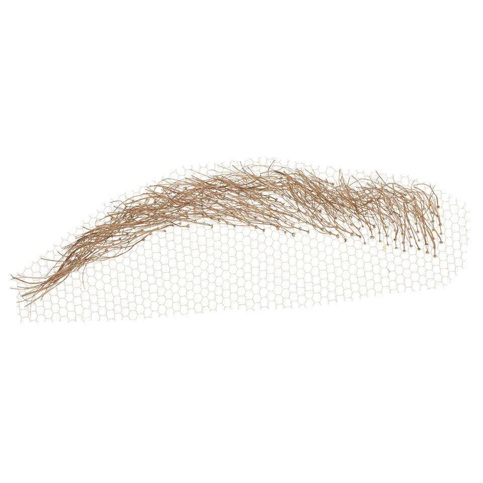 KRYOLAN Augenbrauen # 2 mediumblond – Handgeknüpfte Synthetik-Augenbrauen, 1Paar