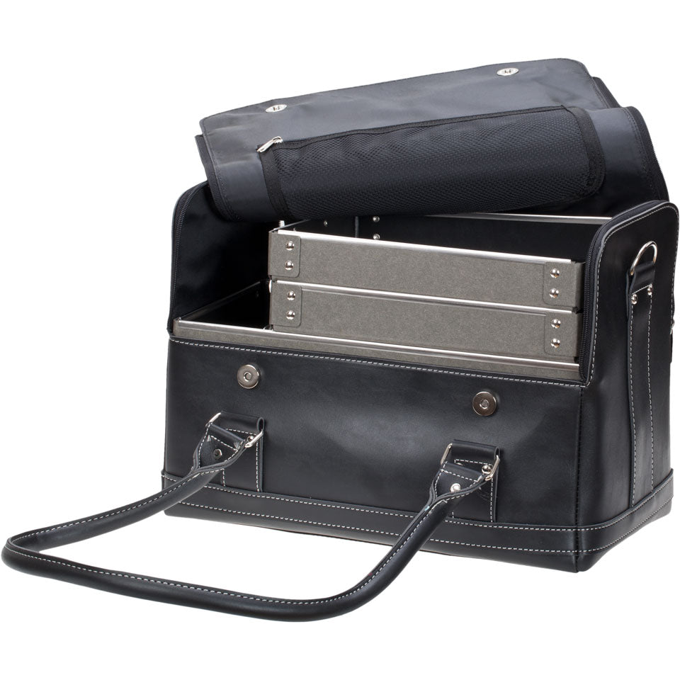 KRYOLAN Beauty Make-up Tasche – Profi Kosmetiktasche Kunstleder, 1stk, offen